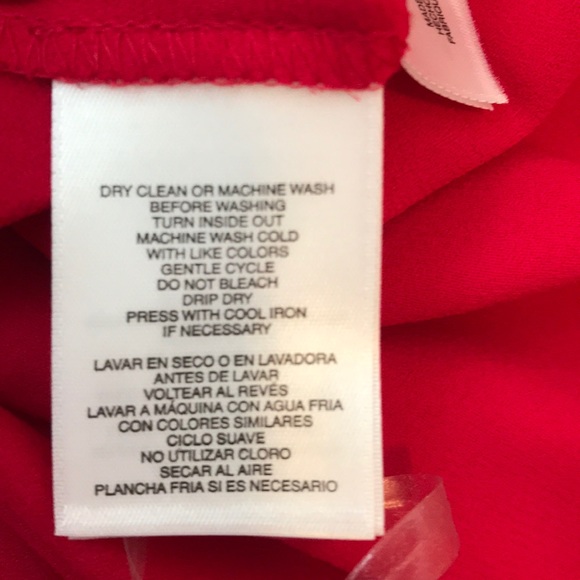 Last Chance!! NWT Nine West Red A-Line tank top - Picture 7 of 7